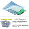 Rebower Anti Static Bags ESD Shielding Bags Reusable with Labels, [for Electronic Device GPU Hard Drive SSD HDD Motherboard] - 4x6inch/25pcs view 3