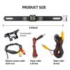 Backup Camera for Car,Ultra HD Reverse Camera with 12 Led,150Wide View Angel Car Rear Camera,Universal Car Essentials for Avoiding Blind Spots in Reverse (12 Lights) view 2