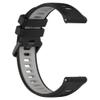 Fit for Garmin Forerunner 265S 255S Watch Bands, 18mm Quick Release Durable Silicone Replacement Bands Wristbands Straps Bracelet Fit for Garmin Vivoactive 4S/Vivomove 3S/Venu 2S (Black&Gray) view 4