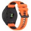 Fit for Garmin Forerunner 265S 255S Watch Bands, 18mm Quick Release Durable Silicone Replacement Bands Wristbands Straps Bracelet Fit for Garmin Vivoactive 4S/Vivomove 3S/Venu 2S (Orange&Black) view 2