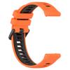 Fit for Garmin Forerunner 265S 255S Watch Bands, 18mm Quick Release Durable Silicone Replacement Bands Wristbands Straps Bracelet Fit for Garmin Vivoactive 4S/Vivomove 3S/Venu 2S (Orange&Black) view 4