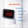 HANNLOMAX HX-117CR Alarm Clock, PLL AM/FM Radio, 1.2" Red LED Display, Dual Alarm, Wake Up to Radio or Buzzer (Grey) view 2