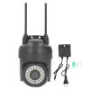 Eujgoov 2MP Outdoor Smart Camera 1920x1080 Camera 2.4 5GHz 90 Swivelling Camera 350 Viewing Angle and Remote Monitoring for Security (US Plug) view 1