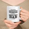 muggable Gift For Computer Repair Technician 11oz, 15oz White Ceramic Mug, Present For Father. Awesome Computer Repair Technician By Day Great Dad By Night view 1