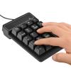 Diyeeni Numeric Keypad USB High Sensitivity Wired Numeric Keypad with Antiskid Design,Mechanical Numeric Keyboard Suitable for Notebook, PC or Desktop Computers view 3
