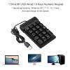 Diyeeni Numeric Keypad USB High Sensitivity Wired Numeric Keypad with Antiskid Design,Mechanical Numeric Keyboard Suitable for Notebook, PC or Desktop Computers view 4