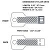 [128MB-500pcs] Custom Key Shaped USB Flash Drive 128MB 500 Pack Bulk USB Drives with Personalized Logo Customized Thumb Drive Bulk Imprint Memory Sticks with Brand Name view 4