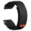 Abanen Rugged Nylon Quick Fit 22mm Watch Bands for Garmin Fenix 8 47mm / Fenix 7/6/5/ epix Pro 47mm, Adjustable Weave Ballistic Nylon Webbing Wrist Strap for Intinct 3 45mm (Black) view 1