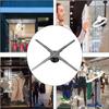 3D Hologram fan,62cm Hologram fan 2000*1444PX Resolution 722pcs HD LED Beads - Holographic Video Advertising Projector Support APP+Bluetooth Audio+WIFI (24.4inch 16G) view 4