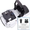 4 White + 4 Black Compatible with D1 Label Tape 12mm 0.47" Work with LabelManager 160 210D 420P PnP 220P 360D 450 210D ColorPOP, 4 Pack Black on White, 4 Pack White on Black view 2