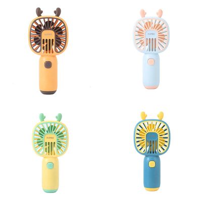 Creative Cartoon Small Desktop Fan USB Charging Small Fan Student Children Portable Fan 222LuckyDeerFan