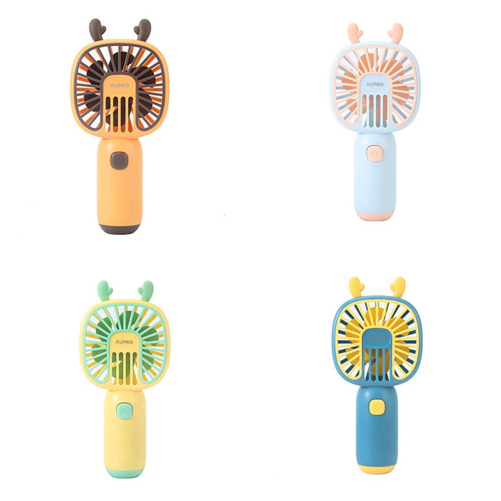 Creative Cartoon Small Desktop Fan USB Charging Small Fan Student Children Portable Fan 222LuckyDeerFan