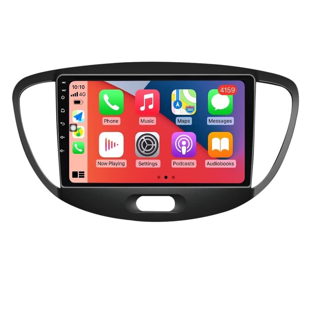 9" Car Radio Stereo for Hyundai i10 2007-2013 Dash Kit,4+64GB 8-Core Android11 GPS Navigation Multimedia Player with Car-Play Android Auto