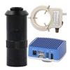 4K Digital Microscope HDMI 8MP Industrial Electronic Microscope Camera & 100X C-Mount Lens Whit 56-LED Adjustable Ring Light view 1