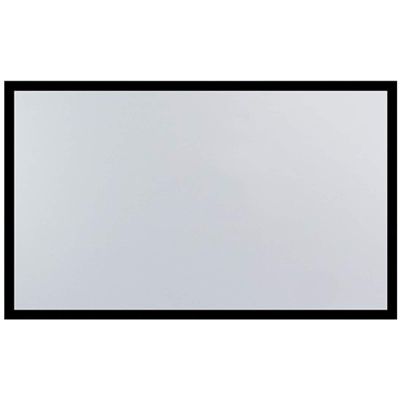 130 inch Diagonal Projector Screen Aluminum Fixed Frame 16:9 Outdoor Movie Projector Screen 4K HD Wall Mounted Projection Screen for Home Theater Camping Indoor Movie Video