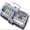 NOVOCE Mini Fuse Holder 2 in 4 Out Power Distribution Block Multi-Functional Fuse Box with LED 4 Way Fuse Block for Car Audio Stereo view 1
