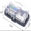 NOVOCE Mini Fuse Holder 2 in 4 Out Power Distribution Block Multi-Functional Fuse Box with LED 4 Way Fuse Block for Car Audio Stereo view 2