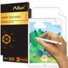Ailun for for New iPad 9/8/7 (10.2-Inch) Paper Textured Screen Protector 2Pack and 4 Pack Apple Pencil Tips Replacement,Compatible with Apple Pencil 1st Gen and 2nd Gen view 2