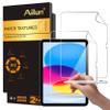 Ailun for Paper Textured Screen Protector for iPad 11th 2025 [11 Inch]/10th 2022[10.9 Inch] 2 Pack and 4 Pack Apple Pencil Tips Replacement,Compatible with Apple Pencil 1st Gen and 2nd Gen view 2