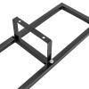 Wall Mount 34 Inch Media Storage Rack Modern Metal Storage Organizer Shelf Shelves for CD DVD Video Game Organizer Storage Holder Metal Floating Shelf Set of 2, Black view 3