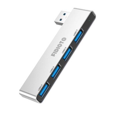 Multi Port USB Hub, Fidioto 4 Port USB Adapter(1 * 3.0 Hub, 3 * 2.0 Hub), USB Hub for Laptop, iMac Pro, MacBook Air, Mac mini/Pro, Notebook PC, USB Flash Drives and Mobile HDD Etc.