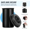 JOVITEC 100 Pieces Plastic Film Canister Holder 35 mm Empty Camera Reel Containers Storage Containers Case with Lids for Small Accessories Fish Hook Film Beads (Black) view 4
