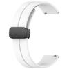 Waekethy Band for Garmin Venu/Venu sq/Venu sq2/Venu 2 plus, 20mm Watch Strap with Folding Clasp Silicone Replacement Wristband Compatible with Vivoactive 3/Approach S40/Forerunner 245 (Black+white) view 4