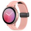 Waekethy Band for Garmin Venu/Venu sq/Venu sq2/Venu 2 plus, 20mm Watch Strap with Folding Clasp Silicone Replacement Wristband Compatible with Vivoactive 3/Approach S40/Forerunner 245 (Pink+grey) view 3