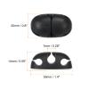 MECCANIXITY 3pcs Cable Clips Cord Organizer for Desk, 3 Slots Silicone Adhesive Cord Holders Organizer Cable Management for USB Charging Cable, Black view 2
