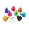 GSGC 5pcs M3 M4 Aluminum Flat Head Knurled Thumb Screw 6#32 Chassis Refit Thumbscrews for Computer PC Case Hand Screws (Color : Red, Size : 6-32) view 3
