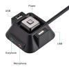 SYH&AQYE Desktop PC Switch, Black, Push Button, Push Button Operation, 4-Way, 2 USB Ports, Audio & Microphone Ports, 1.55m Length view 4