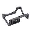 Camera Rig,Cold Shoe Camera Cage,Camera Stablilizer Cage,Aluminium Alloy 1/4 Screw Multiple Holes Camera Cage Rig for GH4/5 view 4