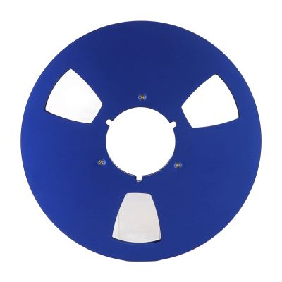 1/4 10.5 Inch Takeup Reel, Open Reel Audio Aluminum Alloy Takeup Reel, 3 Hole Wind Holes, Empty Tape Reel for Recording, NAB Reel to Reel Long Play Analog Recording Tape