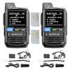 Wurui TXQ Global-ptt 4G LTE walkie talkies G0 Mini poc Pair for Adults Long Range Distance intercom 1000 Miles Network Radio Two Way radios (2PCSwithcard) view 1
