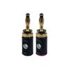 Best 2 Pairs Banana Plugs Gold Plated Speaker Wire Audio Connector view 1