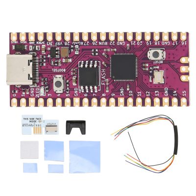 Microcontroller Board for Pico RP2040, Dual Core Cortex M0+Processor Flexible Microcontroller Module with SD2SP2 SDLoad SDL Adapter (White)