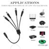J-ZMQER New OD5.5mm Jack to 4Plug Splitter Compatible with Visual Sound 1 Spot Multi-Plug 4 5 8 Cable MC4 MC8 view 2