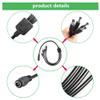 J-ZMQER New OD5.5mm Jack to 4Plug Splitter Compatible with Visual Sound 1 Spot Multi-Plug 4 5 8 Cable MC4 MC8 view 3