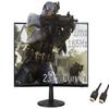 Acer Nitro ED-Series 23.6 FHD 1500R Curved Gaming Monitor, AMD FreeSync Premium, 165Hz Refresh Rate, 1ms (VRB), 1920 x 1080, ZeroFrame Design, Black, with 5ave HDMI Cable view 1