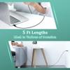Aprelco New USB Charging Cable PC Laptop Charger Power Cord Compatible with Hype Pyramid 10W 10 W Stainless Steel Ultra-Portable Wireless Rechargeable Bluetooth Speaker view 4