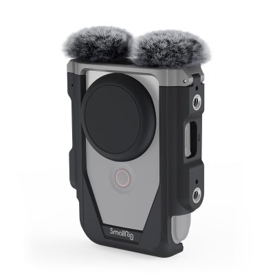 SmallRig Cage Kit for Canon PowerShot V10 with Furry Windshields, Camera Cage, Lens Cap and Storage Bag, Effectively Reducing Wind Noise About 20dB, for Outdoor Shooting, Travel, Vlog - 4235