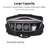 D28 Borsa per fotocamera fotografica Doubel/Zaino a spalla singola Borsa per fotocamera Messenger Design interno personalizzato fai-da-te Resistente all'acqua per/SLR Mirroess Obiettivi per fotocamere view 3