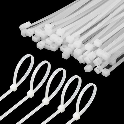 Armpow 6 Inch White Zip Tie 1000 PCS, 18 Lbs - Small to Medium Zip Tie, Nylon PA66 UV Resistant Cable Tie for Indoor and Outdoor Use - Ideal for bundling and securing objects