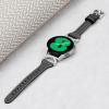 Chofit 20mm Genuine Leather Watch Band for Garmin Vivomove Trend/Sport/Vivoactive 3/Forerunner 158/645/245, Black, 5.5-8.7 inches view 4