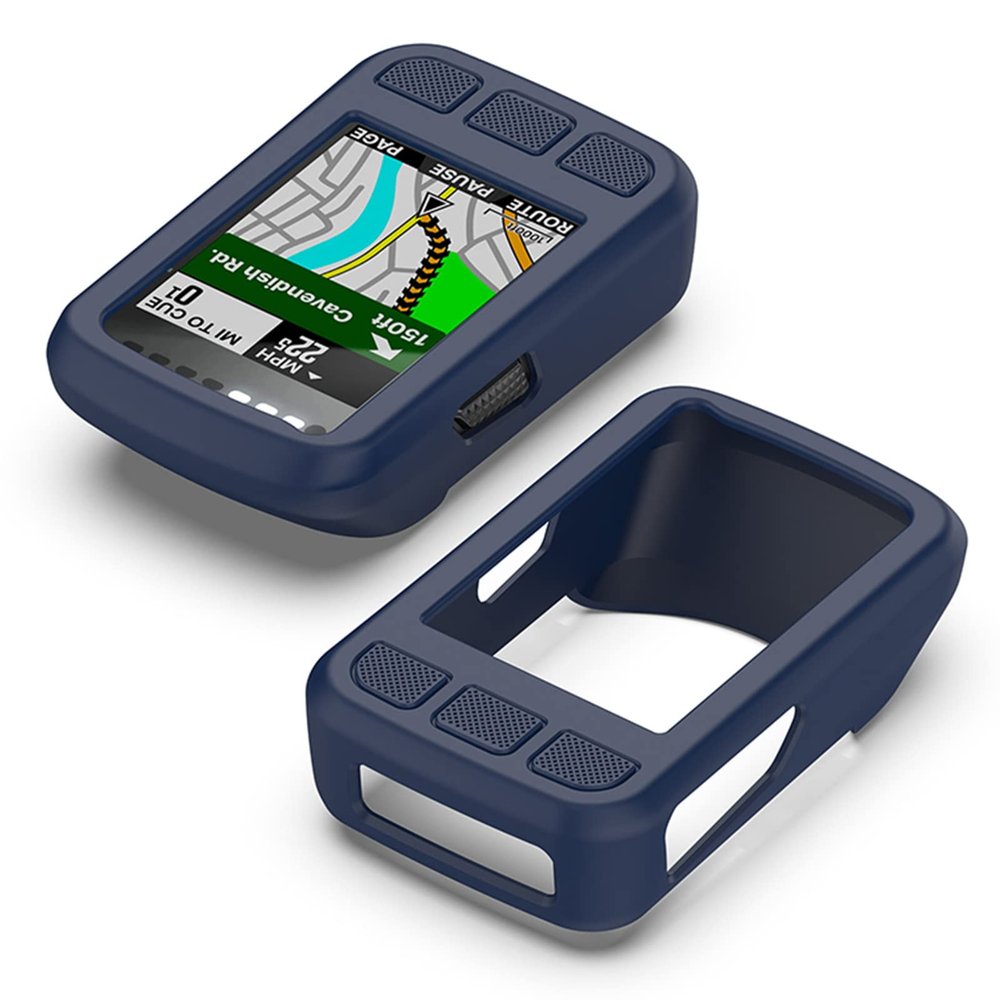 Silicone Case Compatible for Wahoo Elemnt Bolt V2 GPS Cycling/Bike Computer Bundle Protective Cover Skin Protector Bumper Accessories(Blue)