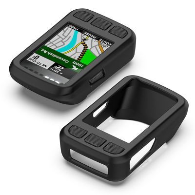 Silicone Case Compatible for Wahoo Elemnt Bolt V2 GPS Cycling/Bike Computer Bundle Protective Cover Skin Protector Bumper Accessories(Black)