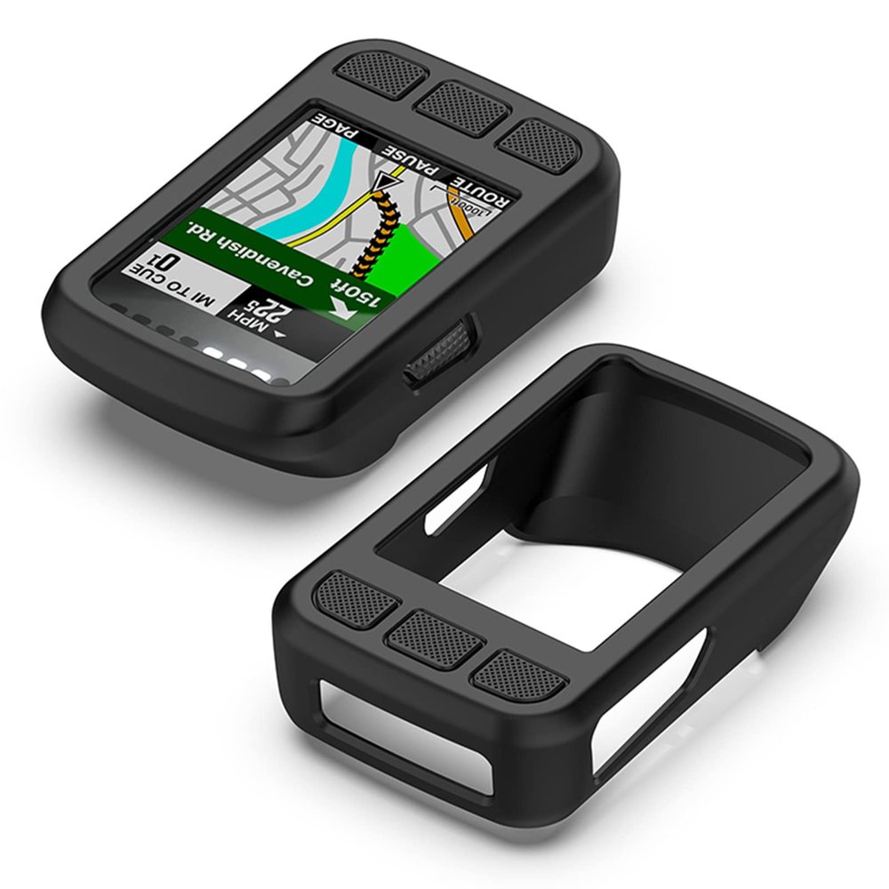 Silicone Case Compatible for Wahoo Elemnt Bolt V2 GPS Cycling/Bike Computer Bundle Protective Cover Skin Protector Bumper Accessories(Black)