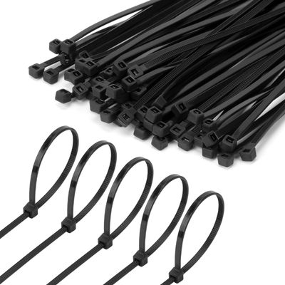 Armpow 8 Inch Black Zip Tie 1000 PCS, 40 Lbs - Small to Medium Zip Tie, Nylon PA66 UV Resistant Cable Tie Heavy Duty for Indoor and Outdoor Use - Ideal for bundling and securing objects