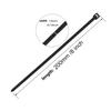 Armpow 8 Inch Black Zip Tie 1000 PCS, 40 Lbs - Small to Medium Zip Tie, Nylon PA66 UV Resistant Cable Tie Heavy Duty for Indoor and Outdoor Use - Ideal for bundling and securing objects view 2