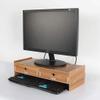 Computer Radiator Simple Desktop Computer Monitor Laptop Heightening Base Bracket Office Storage Rack Screen Riser with Drawer and Phone Holder-Computer (Color : Black) view 3